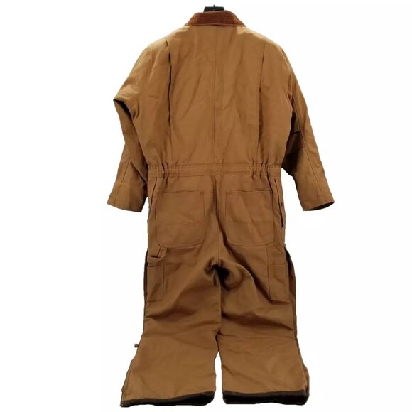 Schmidt 40-42 Overalls Coveralls Insulated Brown Medium short - Picture 2 of 15